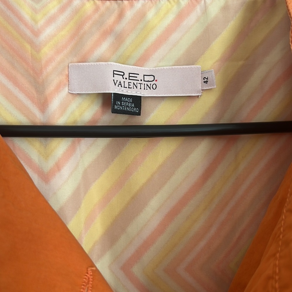 Red Valentino orange light weight jacket - Picture 3 of 10